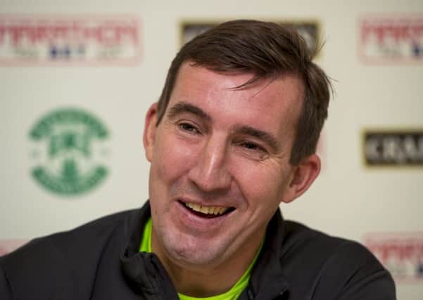 Alan Stubbs says Hibs are keen on league reconstruction. Picture: Paul Devlin/SNS