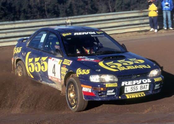 McRae's 1995 championship-winning Prodrive Impreza. Image: Goxwak