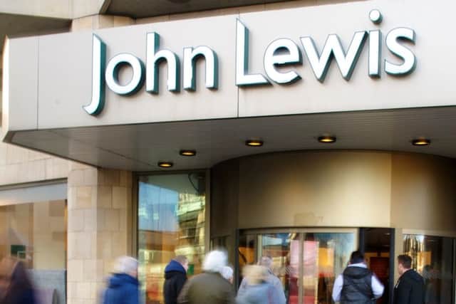 John Lewis reported another week of falling sales in Scotland