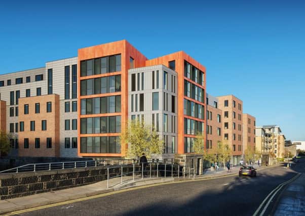 An artists' impression of Unite's student flats in Aberdeen