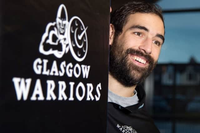 Glasgow Warriors' Josh Strauss prepares for his side's European Rugby Champions Cup match against Llanelli Scarlets. Picture: SNS