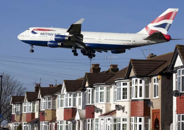 Aircraft preparing to land at London's Heathrow Airport. Picture: AFP/Getty Images