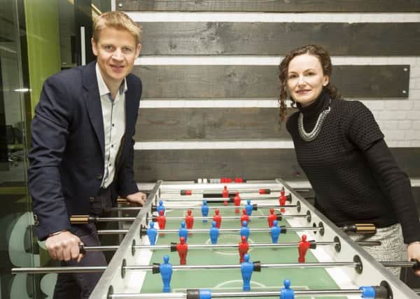 Nigel and Lesley Eccles co-founded FanDuel. Photograph: Malcolm McCurrach
