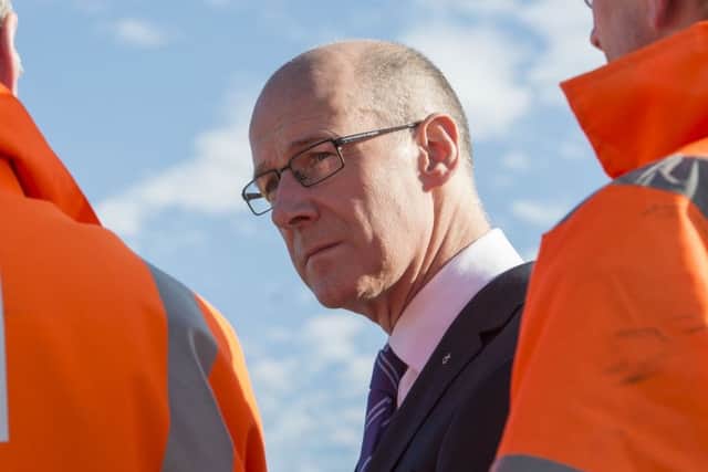 Deputy First Minister John Swinney vowed to review business rates in the Budget statement on Wednesday.Picture: Phil Wilkinson