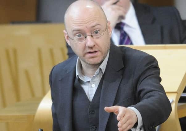 Patrick Harvie has welcomed the Scottish Government's decision to block plans for a housing development on former playing fields in Glasgow. Picture: Greg Macvean.