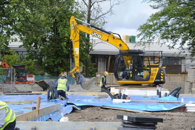 Construction growth has become sluggish. Picture: Michael Gillen