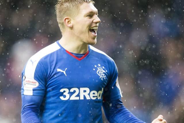 Martyn Waghorn scored Rangers' second goal to rescue a point against Morton. Picture: PA