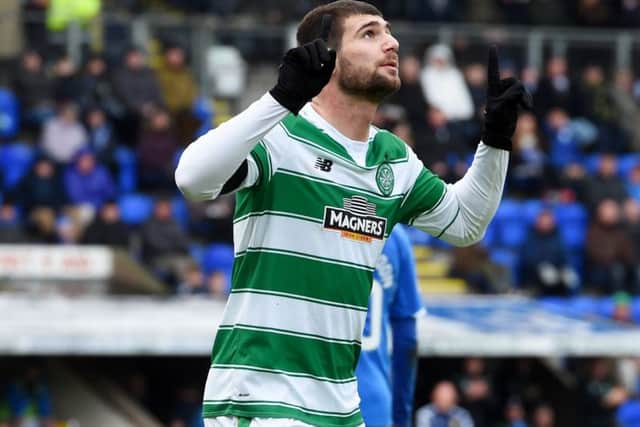 Nadir Ciftci netted a double for Celtic as they recorded a 3-0 win over St Johnstone. Picture: SNS