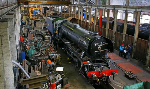 The iconic locomotive is expected to undergo test runs in January. Picture: PA