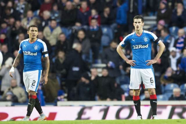 Rangers were frustrated by Morton in Saturday's 2-2 draw at Ibrox. Picture: SNS