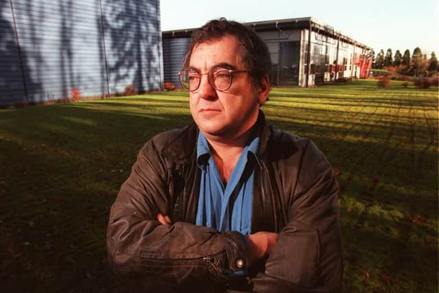 Ivor Tiefenbrun, founder of Linn Products, outside the firm's East Renfrewshire factory in 1997. Picture: Stephen Mansfield