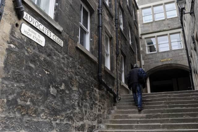 Advocate's Close from Cockburn Street, Edinburgh. Image: Greg Macvean