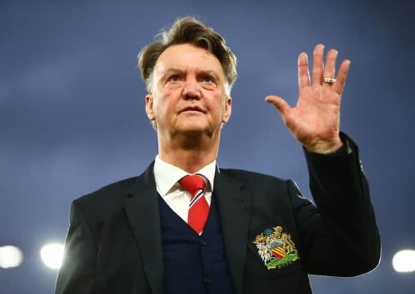 Louis van Gaal's side dropped out of the Champions League last week. Picture: Getty