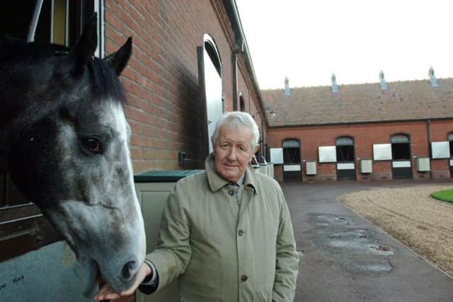 David Elsworth saddles Burning Thread at Kempton. Picture: PA