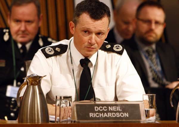 Deputy Chief Constable Neil Richardson will face questions from MSPs. Picture: Andrew Cowan