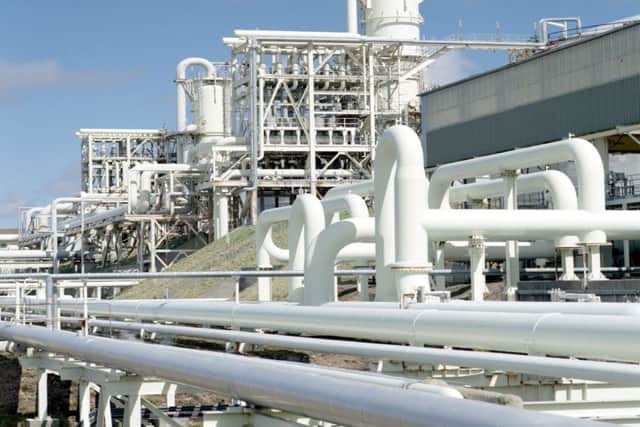 BP's Sullom Voe oil Terminal on Shetland