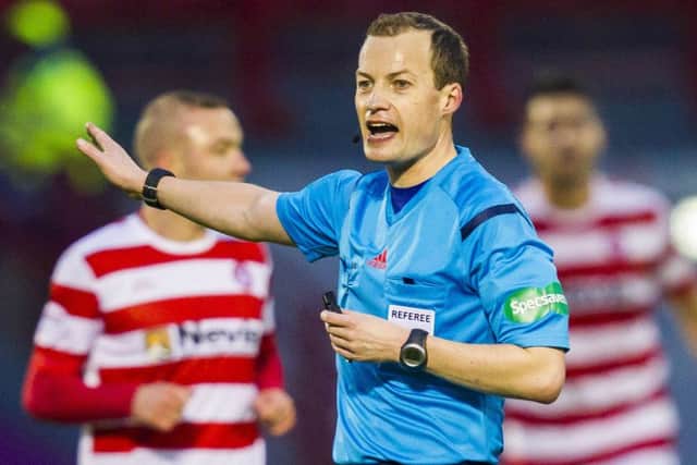 Referee Willie Collum will be at France next year - unlike the rest of his nation. Picture: SNS