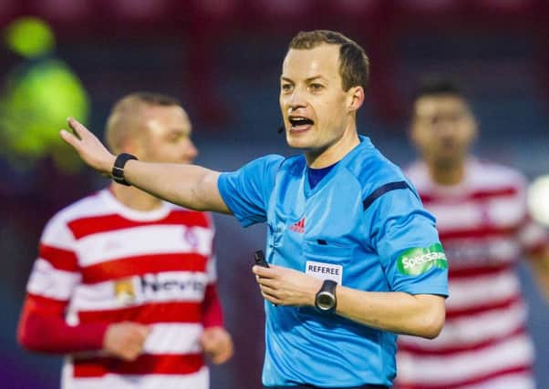 Referee Willie Collum will be at France next year - unlike the rest of his nation. Picture: SNS