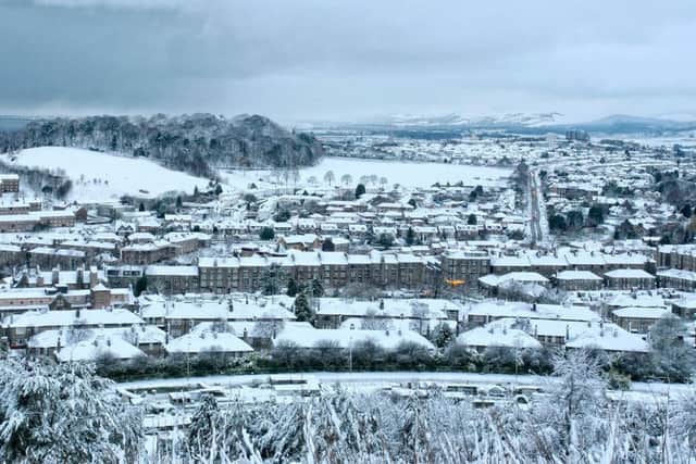 Snow in Dundee West makes for a fitting image for the Bonnie Dundee 2016 charity calendar. Image: Craig Doogan