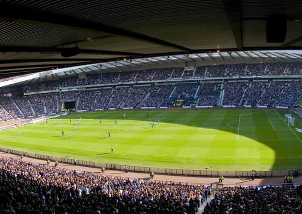 Scotland's national stadium will host the April showdown between Rangers and Peterhead. Picture: SNS