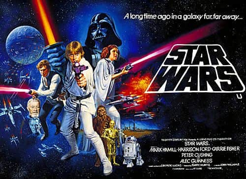 The original Star Wars movie premiered in London in December 1977