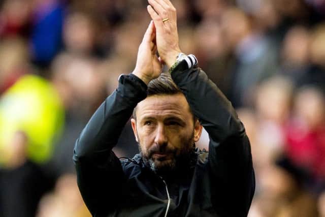 Aberdeen boss Derek McInnes has rejected informal approaches from other clubs for his services. Picture: SNS Group