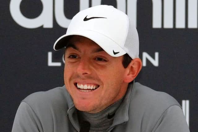 RoryMcIlroy is thrilled to be golfer of the year again despite injury setbacks. Picture: Contributed
