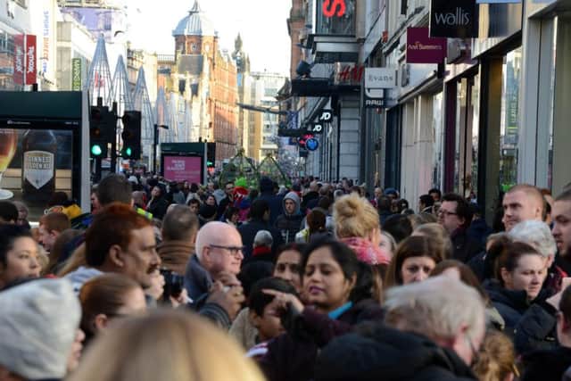 Shoppers chose to stay at home rather than battle it out on the high street. Picture: Hemedia