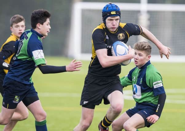 Currie take on Boroughmuir in the under-15 Conference. Picture: Craig Watson
