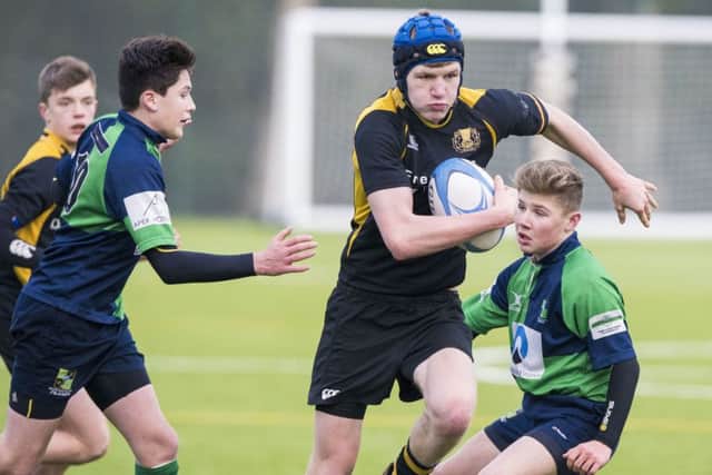 Currie take on Boroughmuir in the under-15 Conference. Picture: Craig Watson