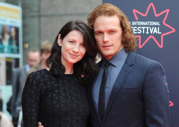 Heughan is talking testicles in a new charity campaign.