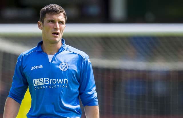 John Sutton has not scored for St Johnstone since the opening day of the season. Picture: Craig Foy/SNS