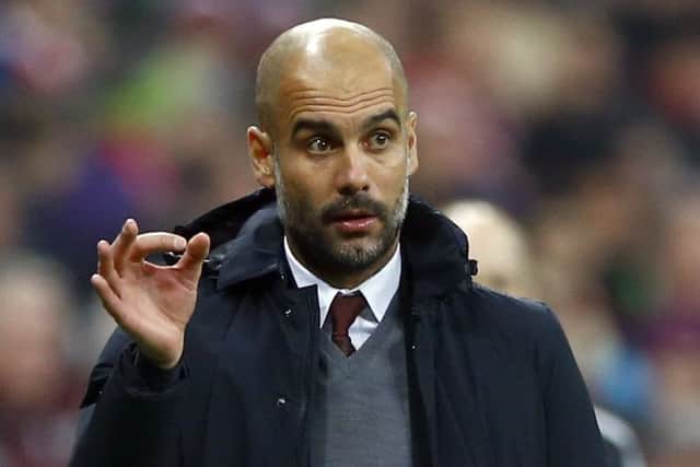 Reports in Spain claim Bayern head coach Pep Guardiola is set to announce he is leaving. Picture: Matthias Schrader/AP