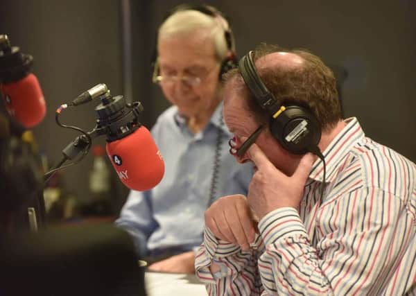 Jim Naughtie bidding farewell to the Today programme after 21 years on the flagship BBC Radio 4 show. Picture: PA