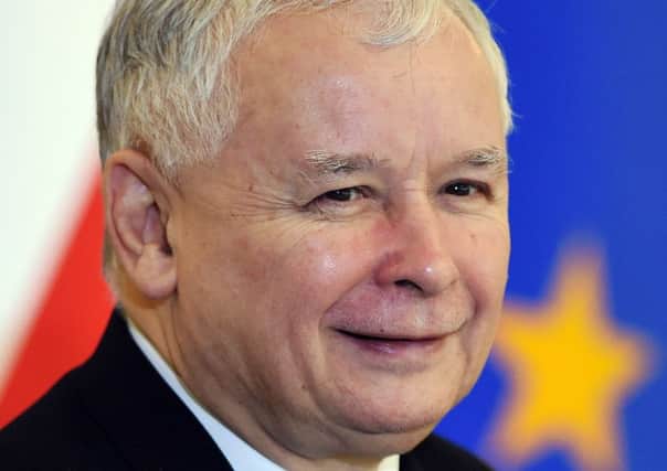 Leader of PiS (Law and Justice) party Jaroslaw Kaczynski has angered Polish opponents. Picture: AFP/Getty Images