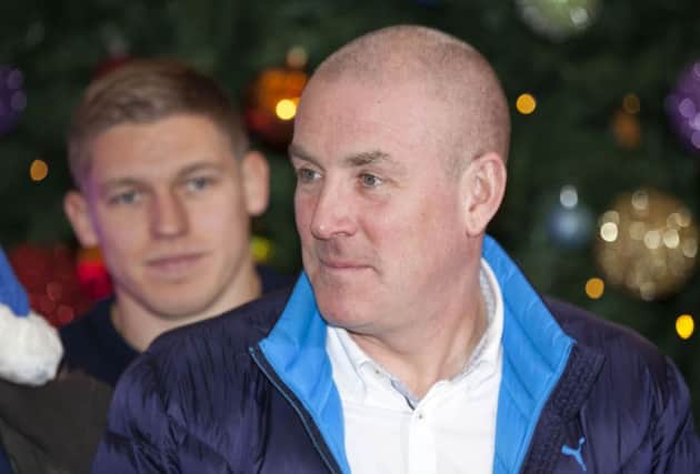 Rangers want their young players to be as clean shaven as manager Mark Warburton. Picture: SNS