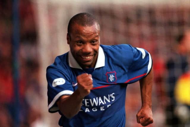 Rod Wallace fair banged in the goals for Rangers across two seasons. Picture: Robert Perry