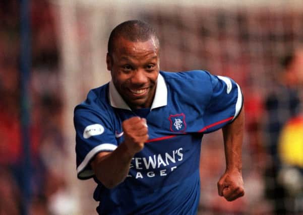 Rod Wallace fair banged in the goals for Rangers across two seasons. Picture: Robert Perry