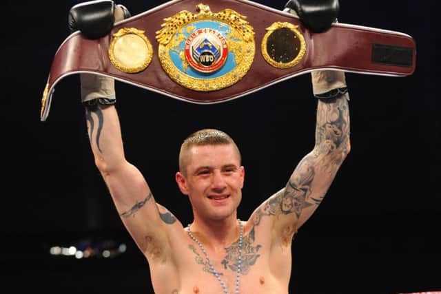 The former WBO Lightweight champion will get another chance should he win his undercard bout on the Anthony Joshua fight. Picture: Robert Perry