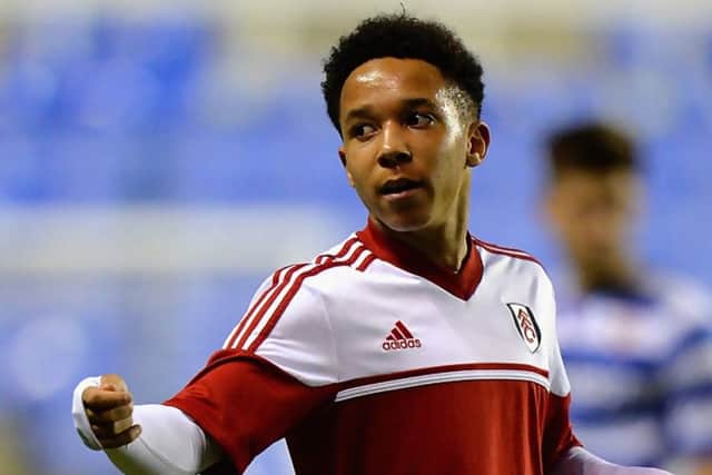 Mekhi Leacock-McLeod in action for Fulham Under-18s. The winger is a target for Rangers. Picture: The FA/Getty Images