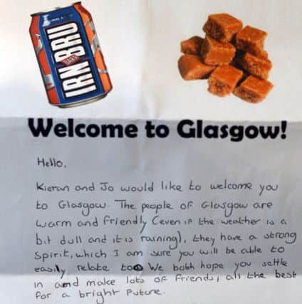 No prizes for guessing what Glasgow staples were included. Picture: Hemedia