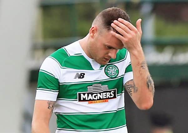 Anthony Stokes has had a hard time breaking into the Celtic team this season. Picture: Gordon Fraser