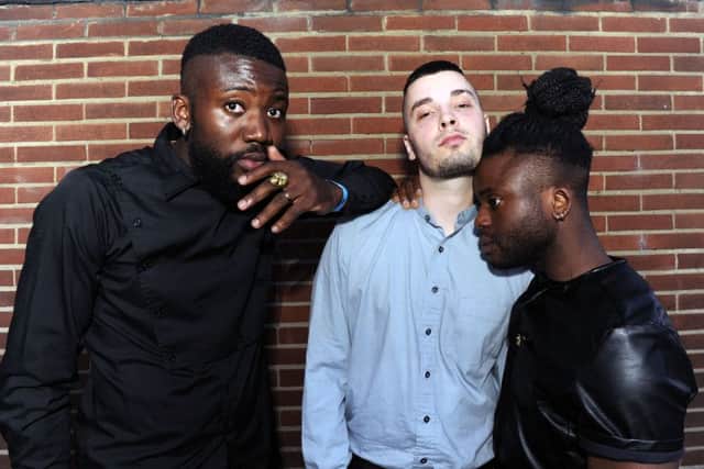 Young Fathers have said migrants should be welcomed. Picture: John Devlin