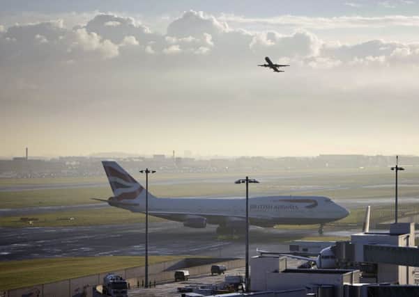 Wrangling over a third runway at Heathrow airport continues. Picture: AFP/Getty Images