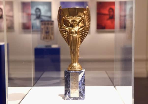 On this day in 1983 the Jules Rimet World Cup trophy was stolen from the Brazilian football federation. Picture: Getty Images
