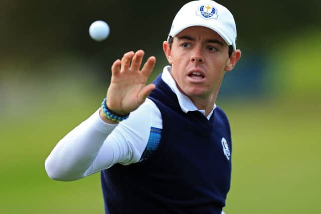 Rory McIlroy has picked up the Association of Golf Writers trophy for a third time. Picture: PA