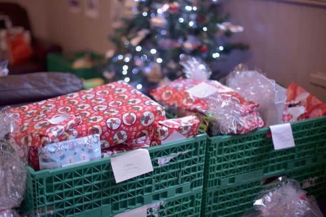 The Trussell Trust-run Dundee Foodbank has taken to issuing Christmas gifts with food parcels this year. December traditionally sees high numbers of low income referrals due to the cost of fuelling winter homes. Image: Jeff J Mitchell/Getty Images
