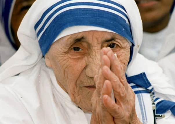 Mother Teresa cared for the poor. Picture: AFP/Getty Images