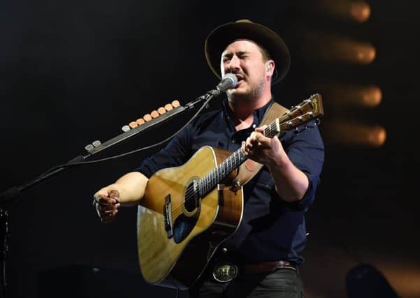 Marcus Mumford of Mumford & Sons performing. Picture: Getty Images