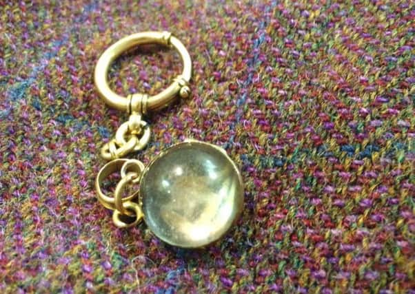 The locket, originally belonging to  Maggie Darling has now been returned to Mandy Darling by Colin Scott Mackenzie. Picture: Contributed